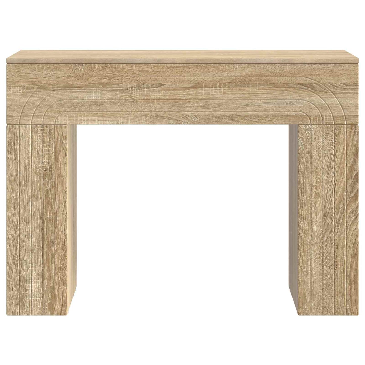 vidaXL Coffee Table Sonoma Oak 102 x 35 x 75 cm Engineered Wood 5