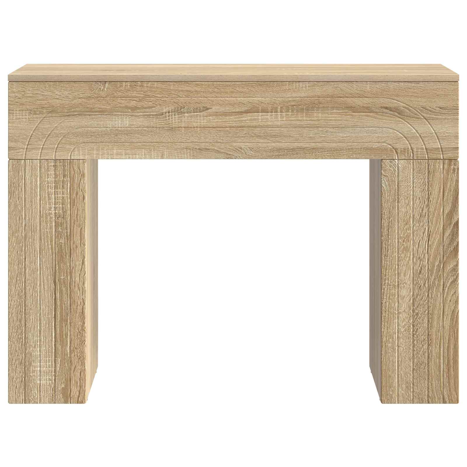 vidaXL Coffee Table Sonoma Oak 102 x 35 x 75 cm Engineered Wood 5