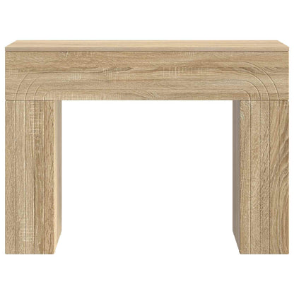 vidaXL Coffee Table Sonoma Oak 102 x 35 x 75 cm Engineered Wood 5