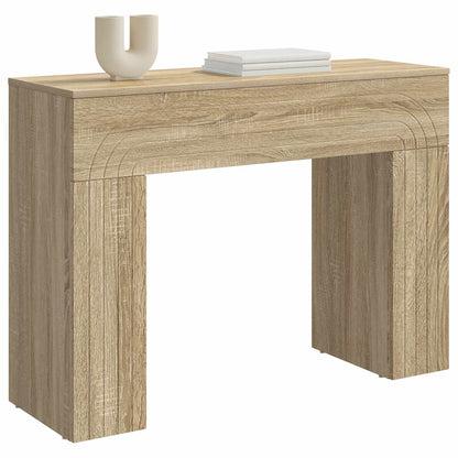 vidaXL Coffee Table Sonoma Oak 102 x 35 x 75 cm Engineered Wood 3