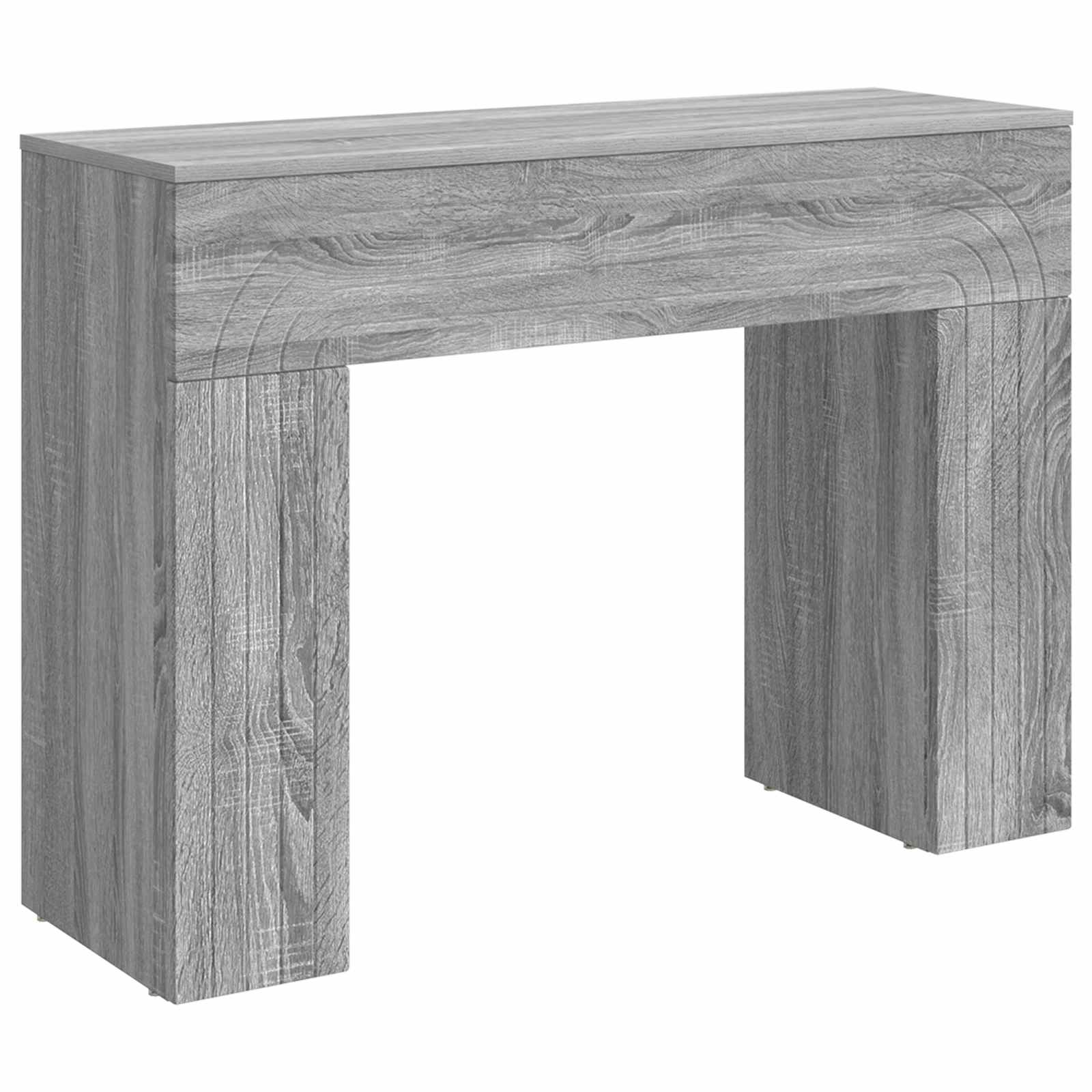 vidaXL Coffee Table Grey Sonoma 102 x 35 x 75 cm Engineered Wood 2