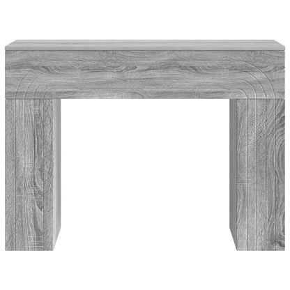 vidaXL Coffee Table Grey Sonoma 102 x 35 x 75 cm Engineered Wood 5