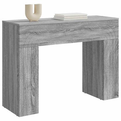 vidaXL Coffee Table Grey Sonoma 102 x 35 x 75 cm Engineered Wood 3