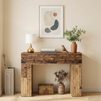 vidaXL Coffee Table Old Wood 102 x 35 x 75 cm Engineered Wood 1