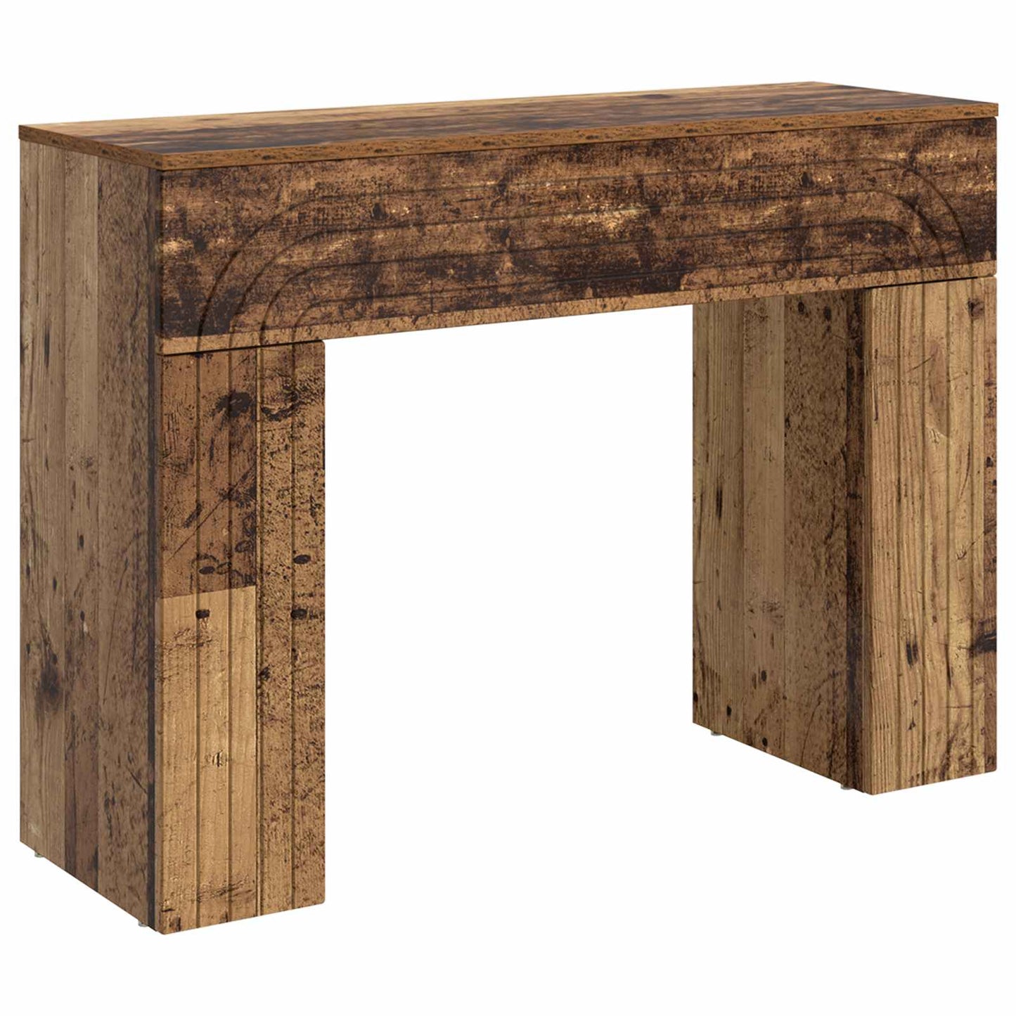 vidaXL Coffee Table Old Wood 102 x 35 x 75 cm Engineered Wood 2