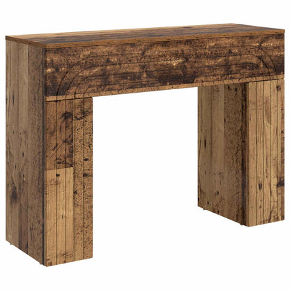 vidaXL Coffee Table Old Wood 102 x 35 x 75 cm Engineered Wood 2