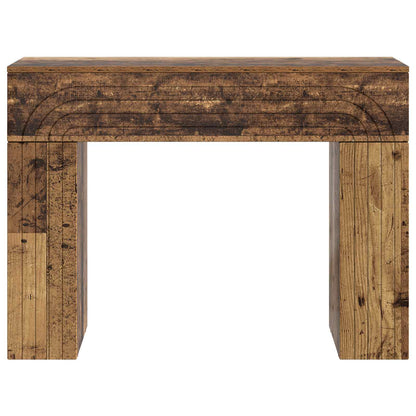 vidaXL Coffee Table Old Wood 102 x 35 x 75 cm Engineered Wood 5