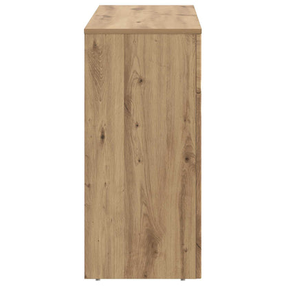 vidaXL Coffee Table Artisan Oak 102 x 35 x 75 cm Engineered Wood 6