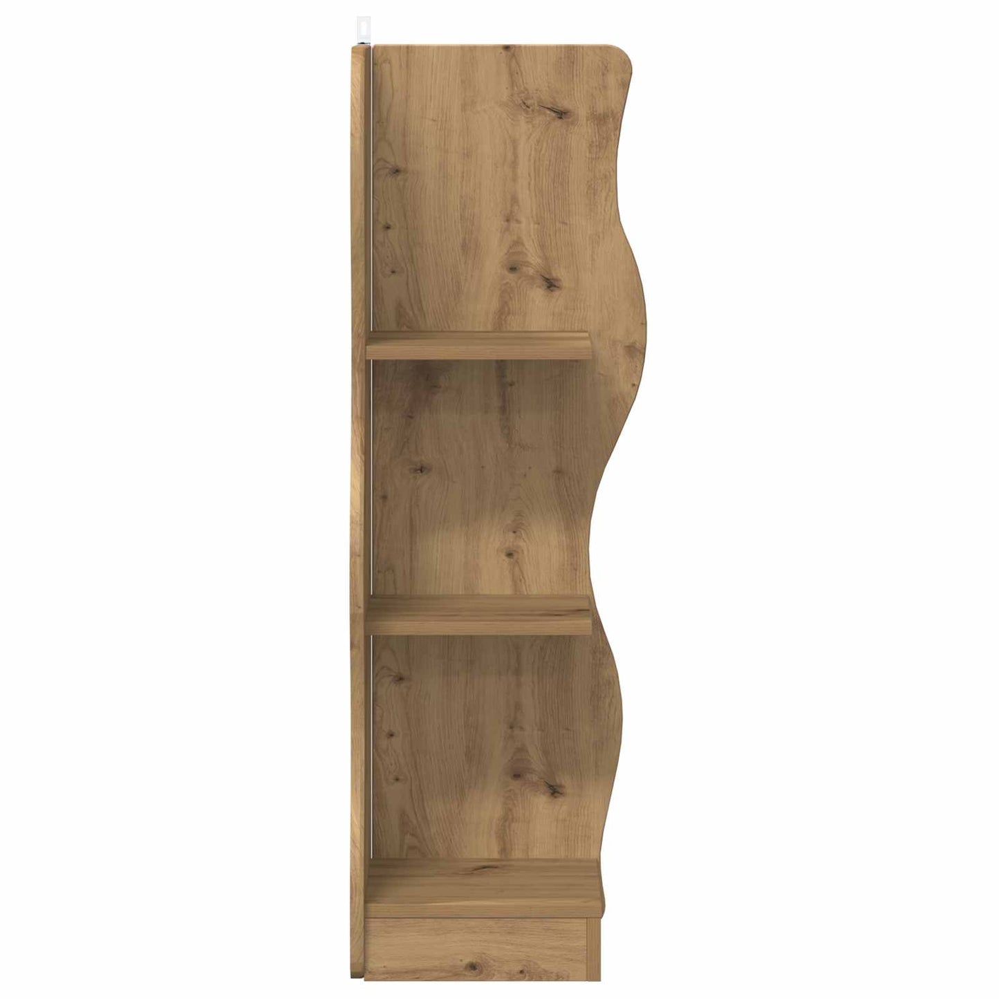 vidaXL Corner Shelf Artisan Oak 34 x 33 x 102 cm Engineered Wood 4