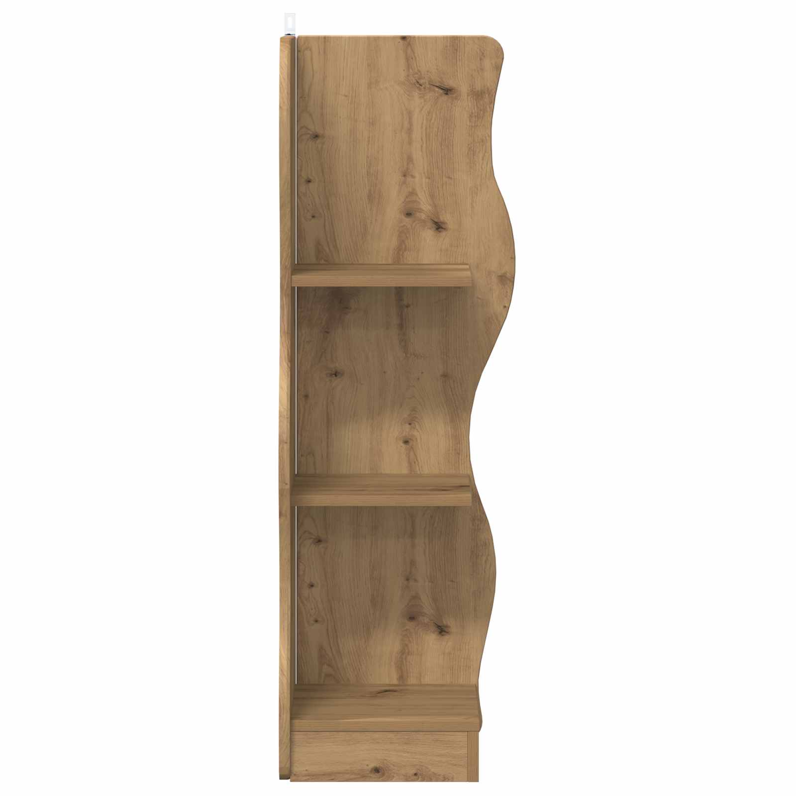 vidaXL Corner Shelf Artisan Oak 34 x 33 x 102 cm Engineered Wood 4