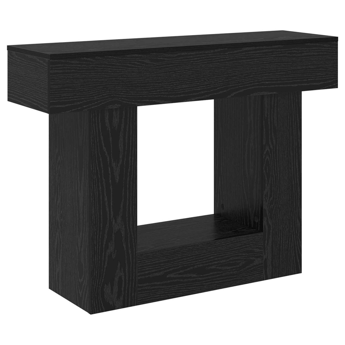 vidaXL Black Oak 101 x 30 x 74 cm 2