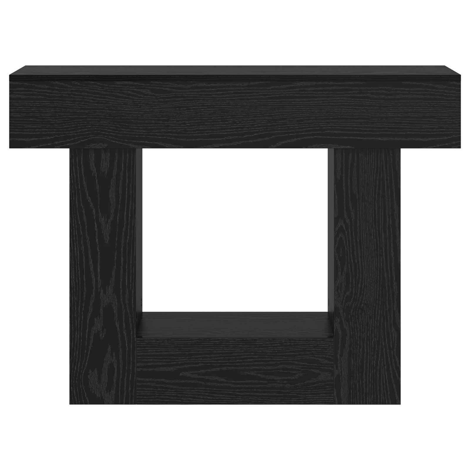 vidaXL Black Oak 101 x 30 x 74 cm 5