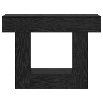 vidaXL Black Oak 101 x 30 x 74 cm 5