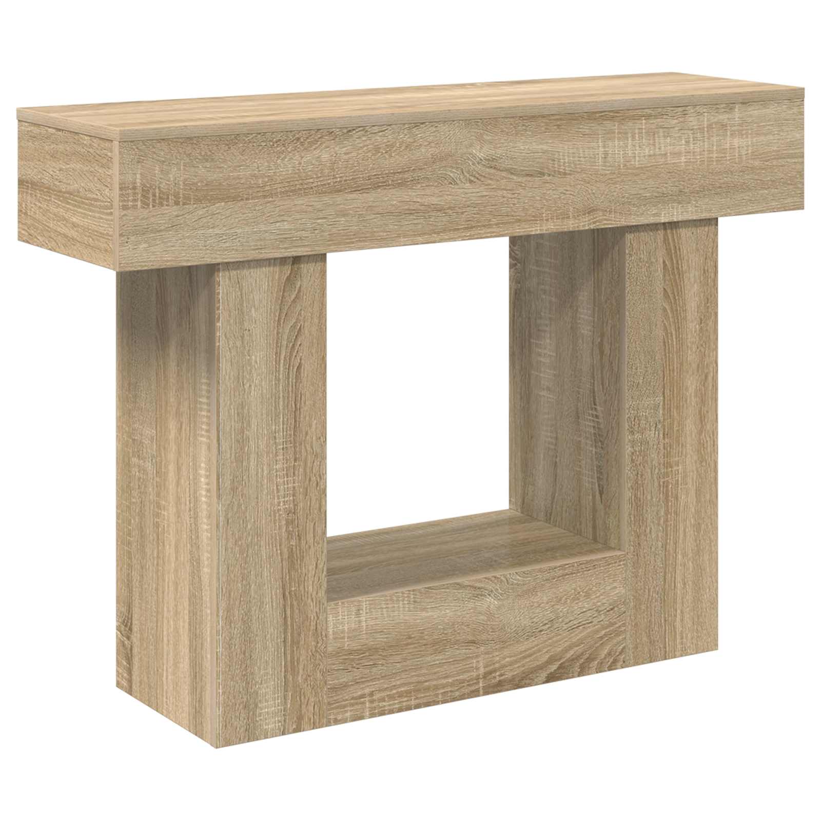 vidaXL Sonoma Oak 101 x 30 x 74 cm 2