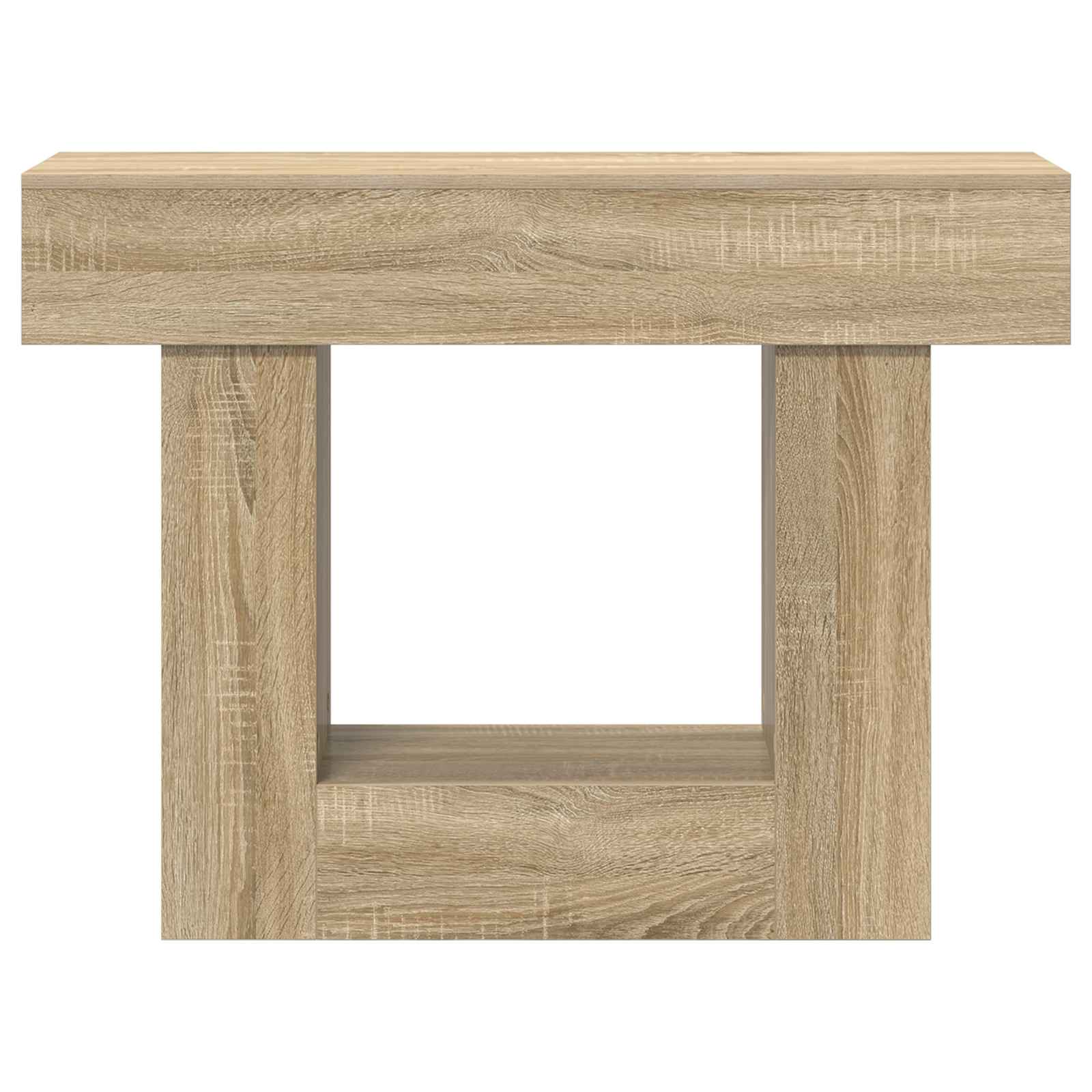 vidaXL Sonoma Oak 101 x 30 x 74 cm 5