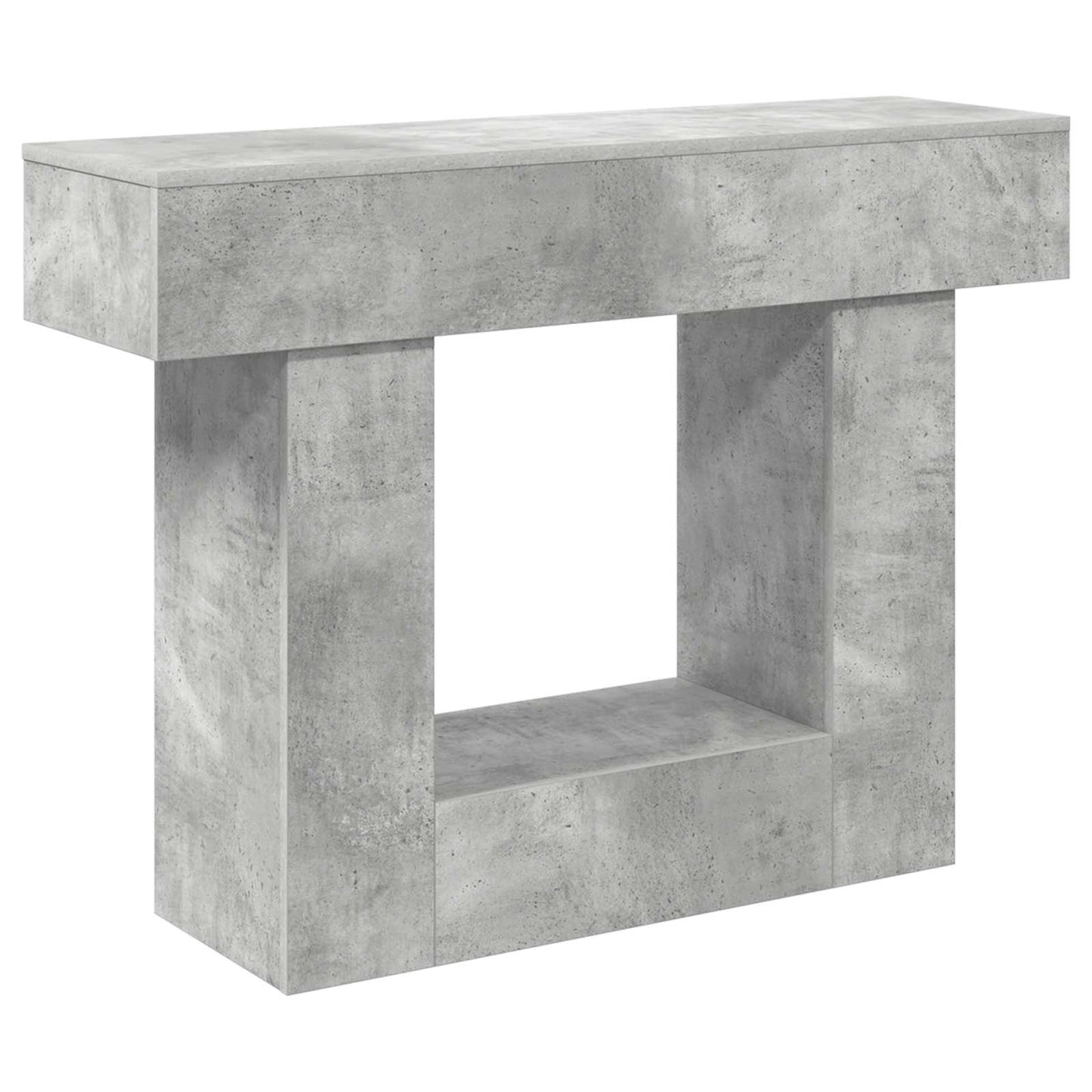 vidaXL Concrete Grey 101 x 30 x 74 cm 2