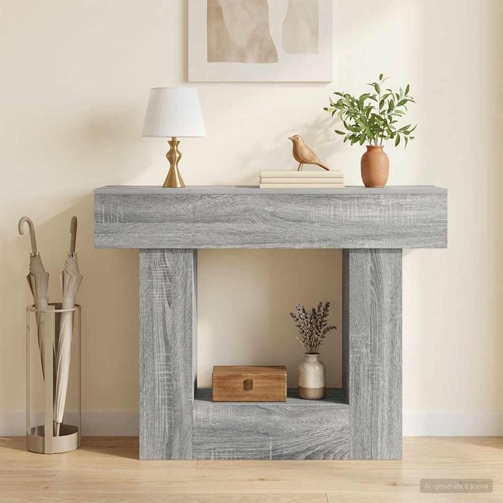 vidaXL Grey Sonoma 101 x 30 x 74 cm 4