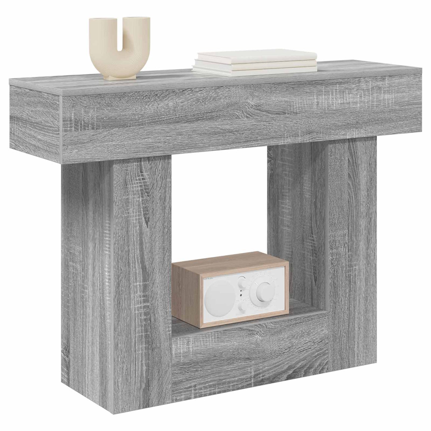 vidaXL Grey Sonoma 101 x 30 x 74 cm 3