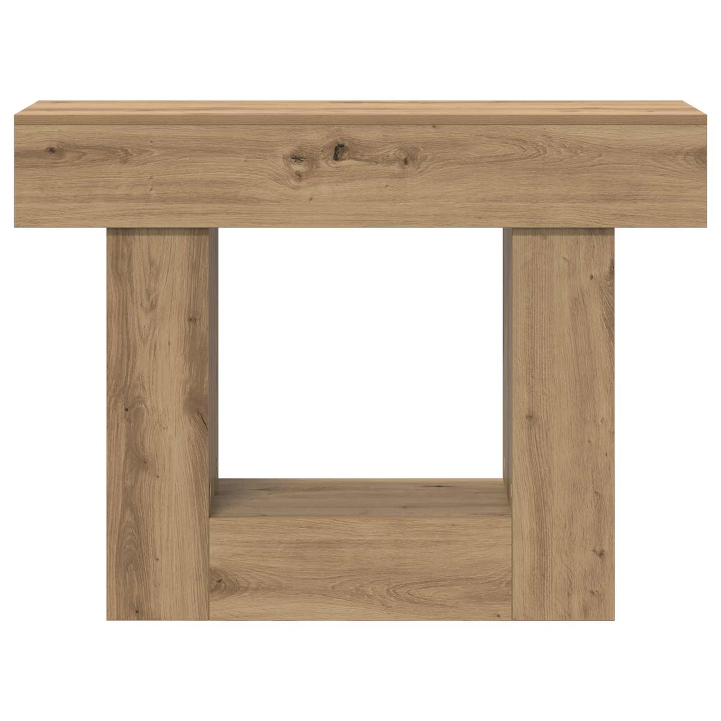 vidaXL Console Table Artisan Oak 101 x 30 x 74 cm Engineered Wood 5