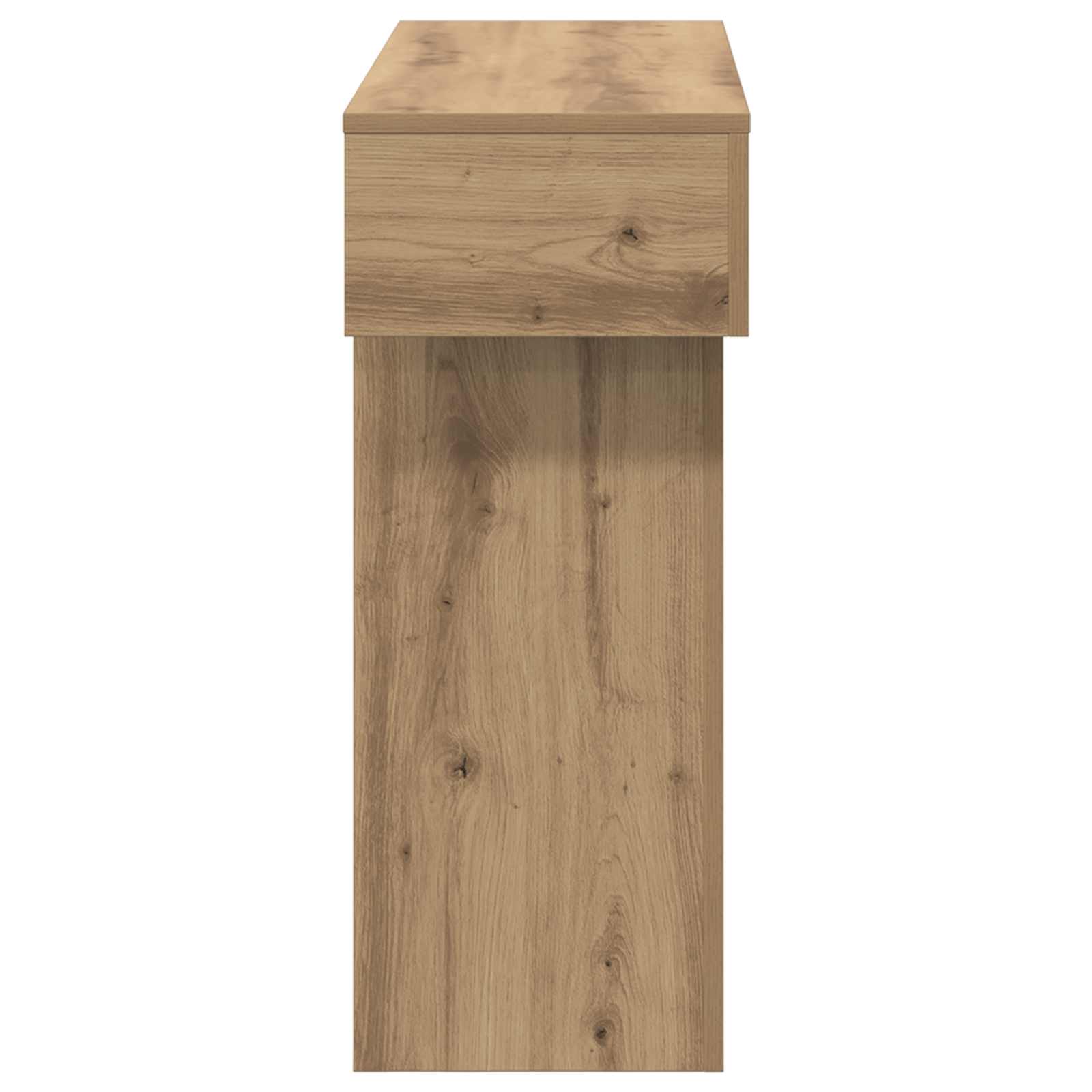 vidaXL Console Table Artisan Oak 101 x 30 x 74 cm Engineered Wood 6