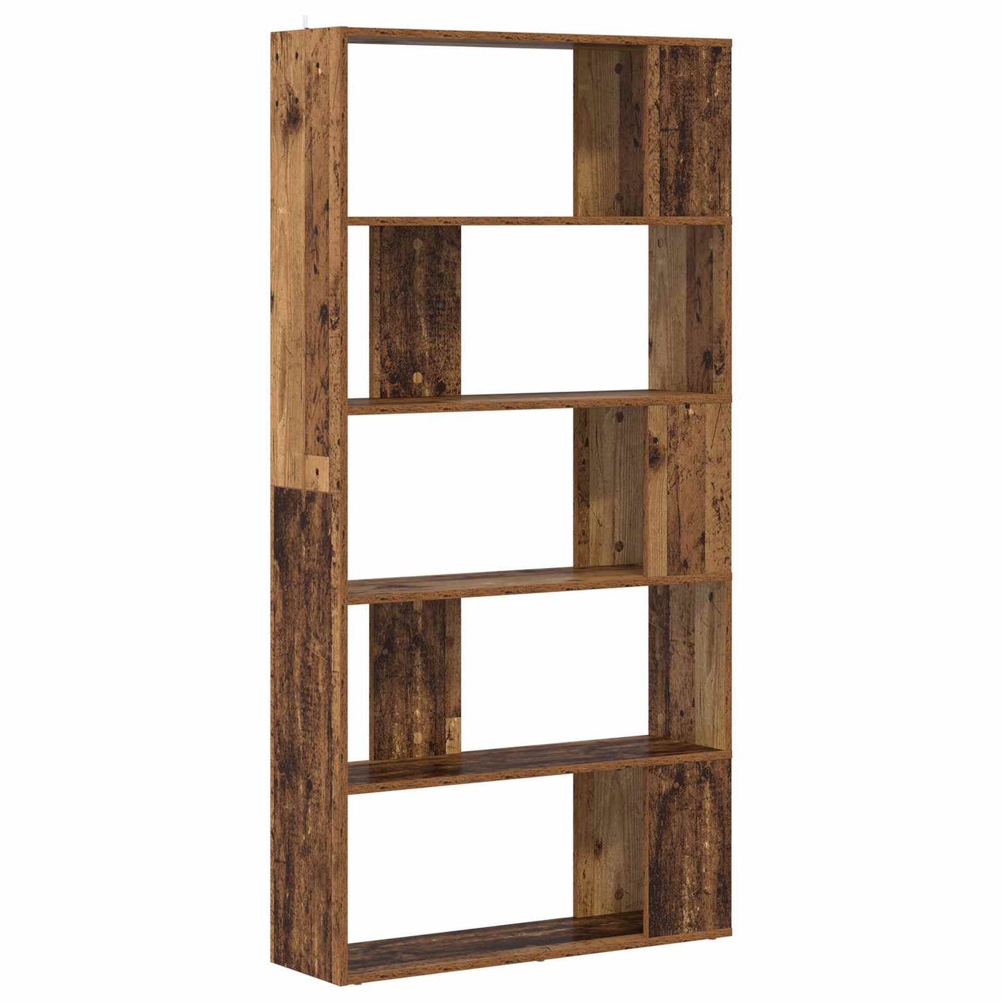 vidaXL Book Cabinet 80 x 24 x 159 cm Engineered Wood Old Wood 2