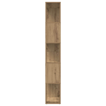 vidaXL Book Cabinet 80 x 24 x 159 cm Engineered Wood Artisan Oak 6
