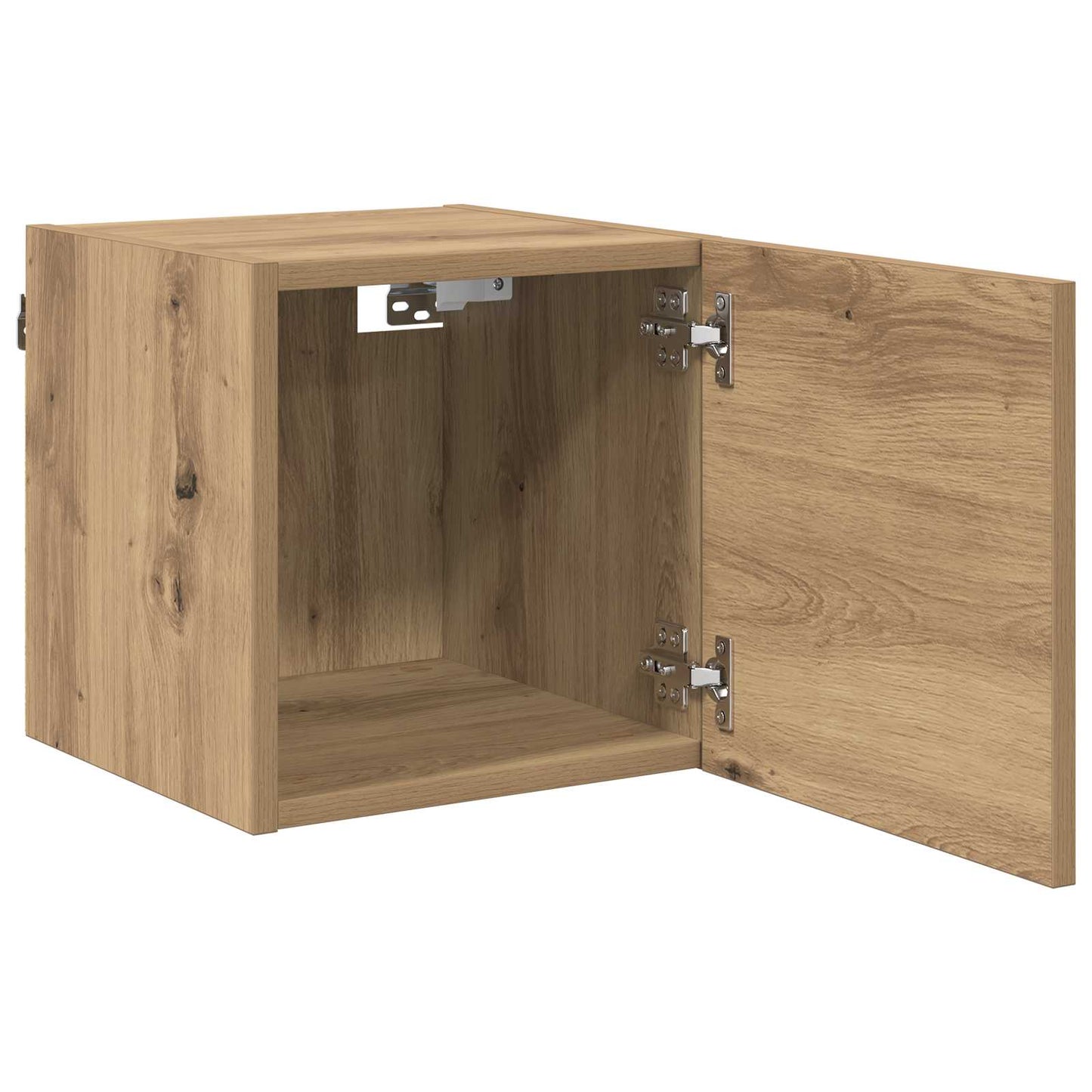 vidaXL Wall Mounted TV Cabinet Artisan Oak Engineered Wood 5