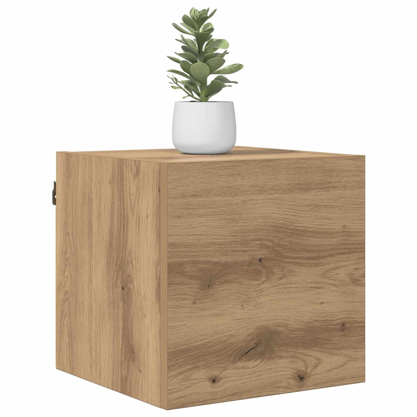 vidaXL Wall Mounted TV Cabinet Artisan Oak Engineered Wood 3