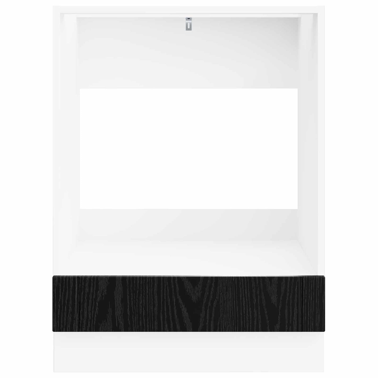 vidaXL Oven Cabinet LUCCA Black Oak 60 x 46 x 81.5 cm Engineered Wood 4
