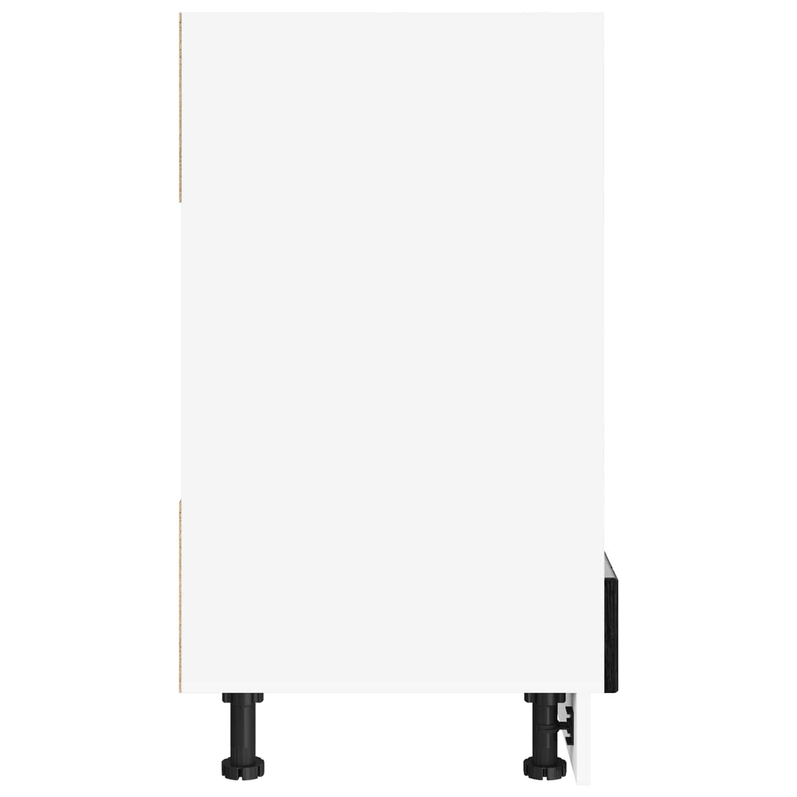 vidaXL Oven Cabinet LUCCA Black Oak 60 x 46 x 81.5 cm Engineered Wood 5