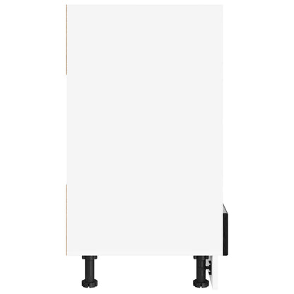 vidaXL Oven Cabinet LUCCA Black Oak 60 x 46 x 81.5 cm Engineered Wood 5