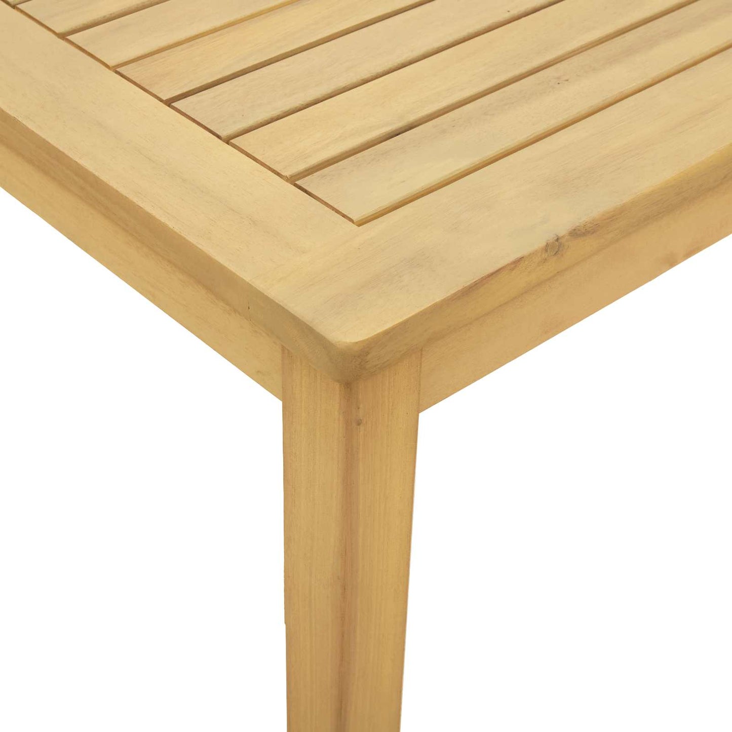vidaXL Coffee Table Light Acacia 60 x 60 x 36 cm Solid Acacia Wood 5