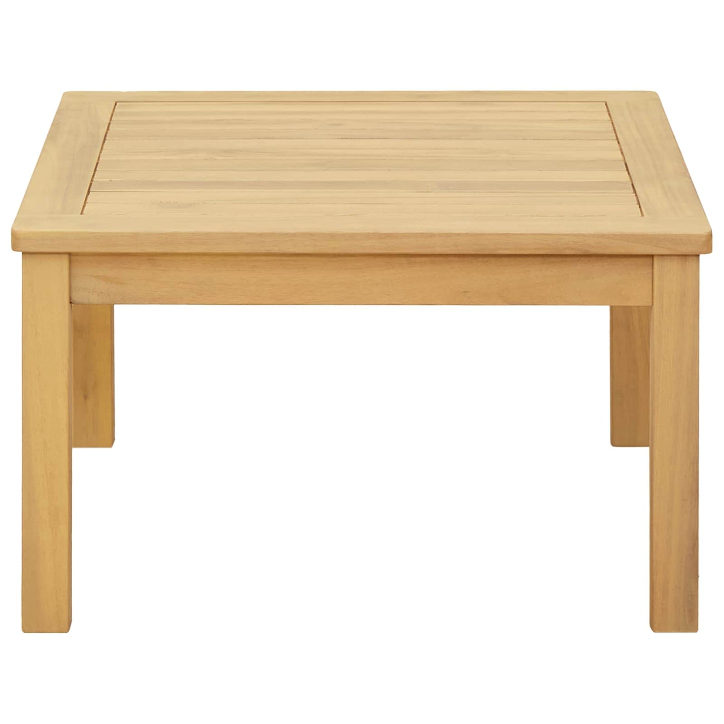 vidaXL Coffee Table Light Acacia 60 x 60 x 36 cm Solid Acacia Wood 2