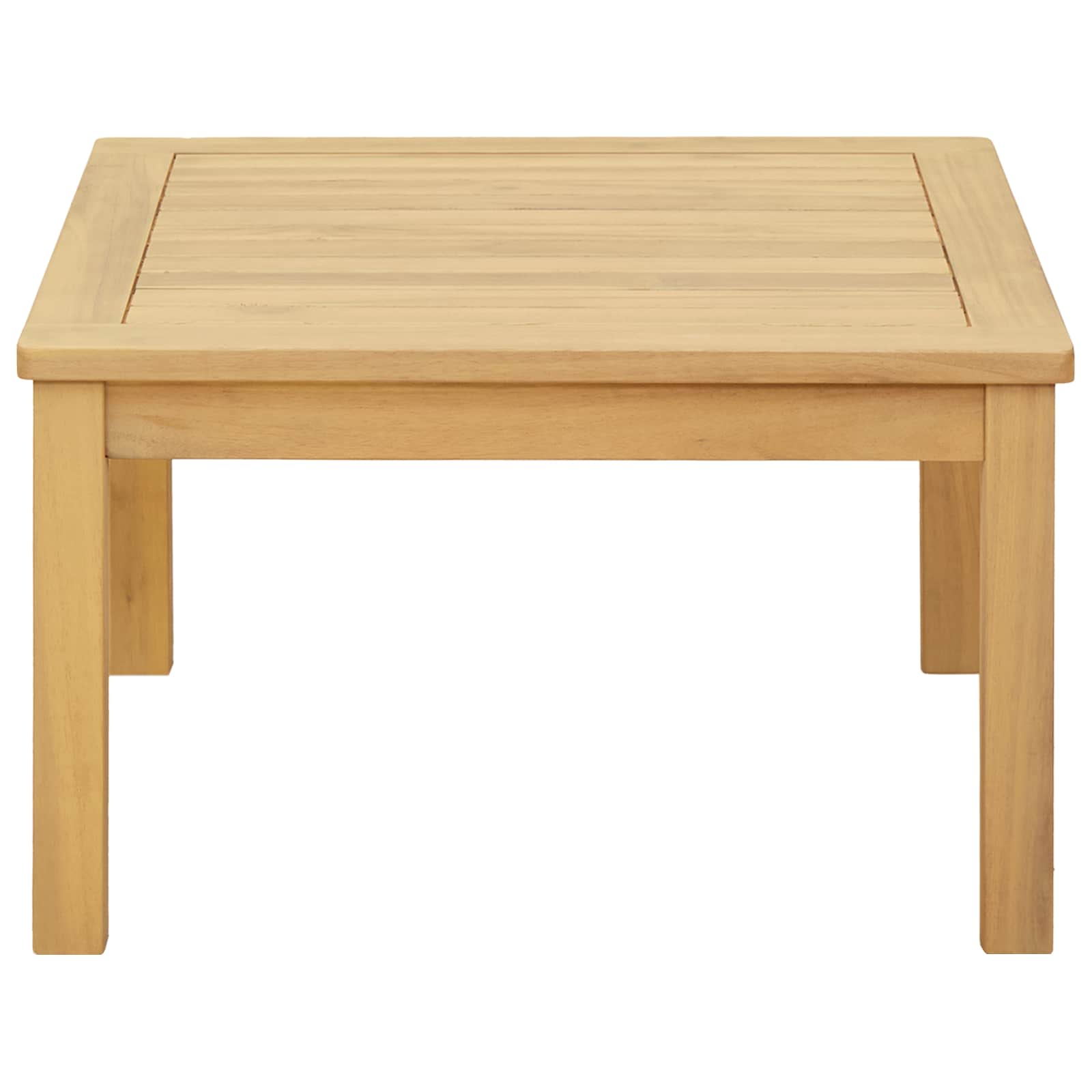 vidaXL Coffee Table Light Acacia 60 x 60 x 36 cm Solid Acacia Wood 2