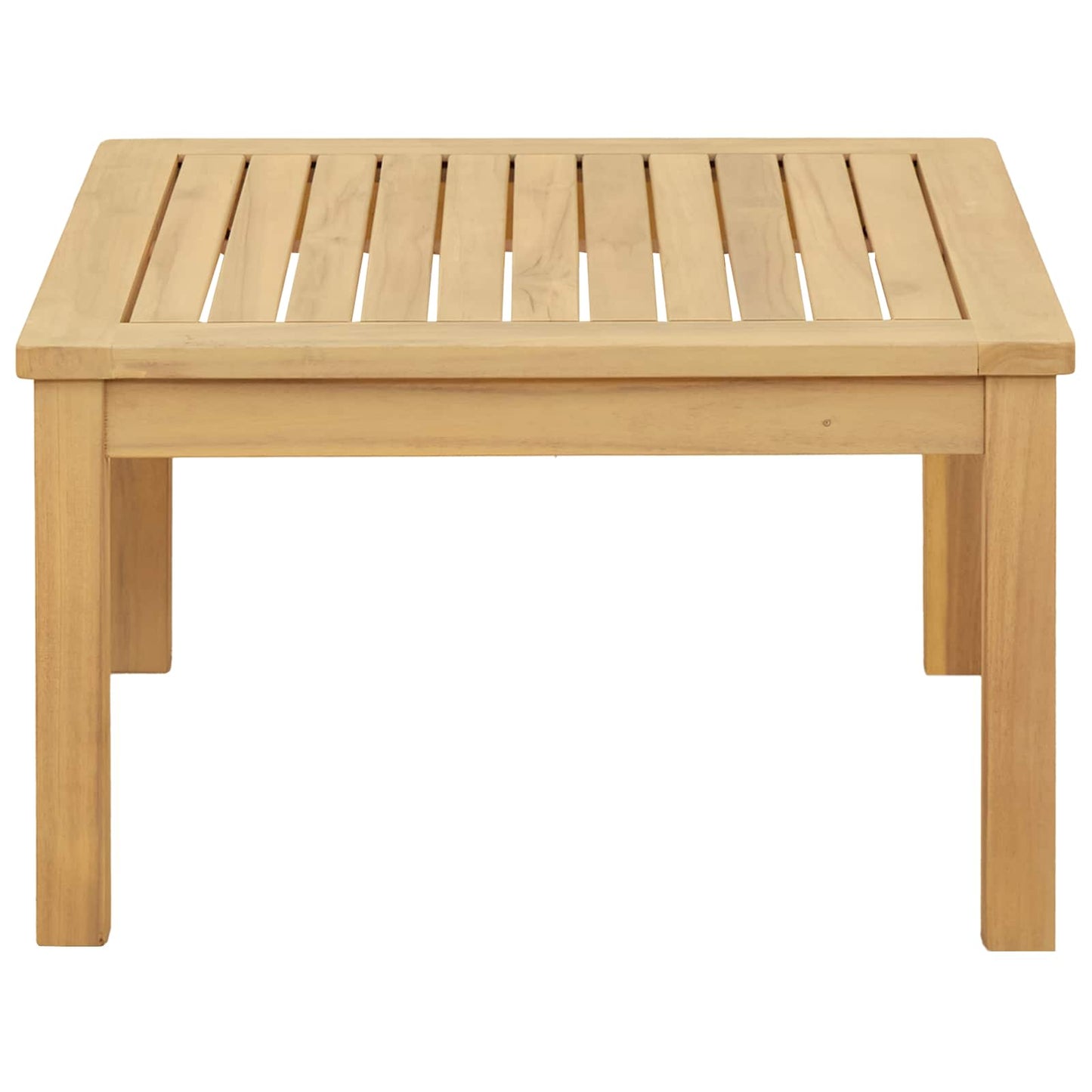 vidaXL Coffee Table Light Acacia 60 x 60 x 36 cm Solid Acacia Wood 3