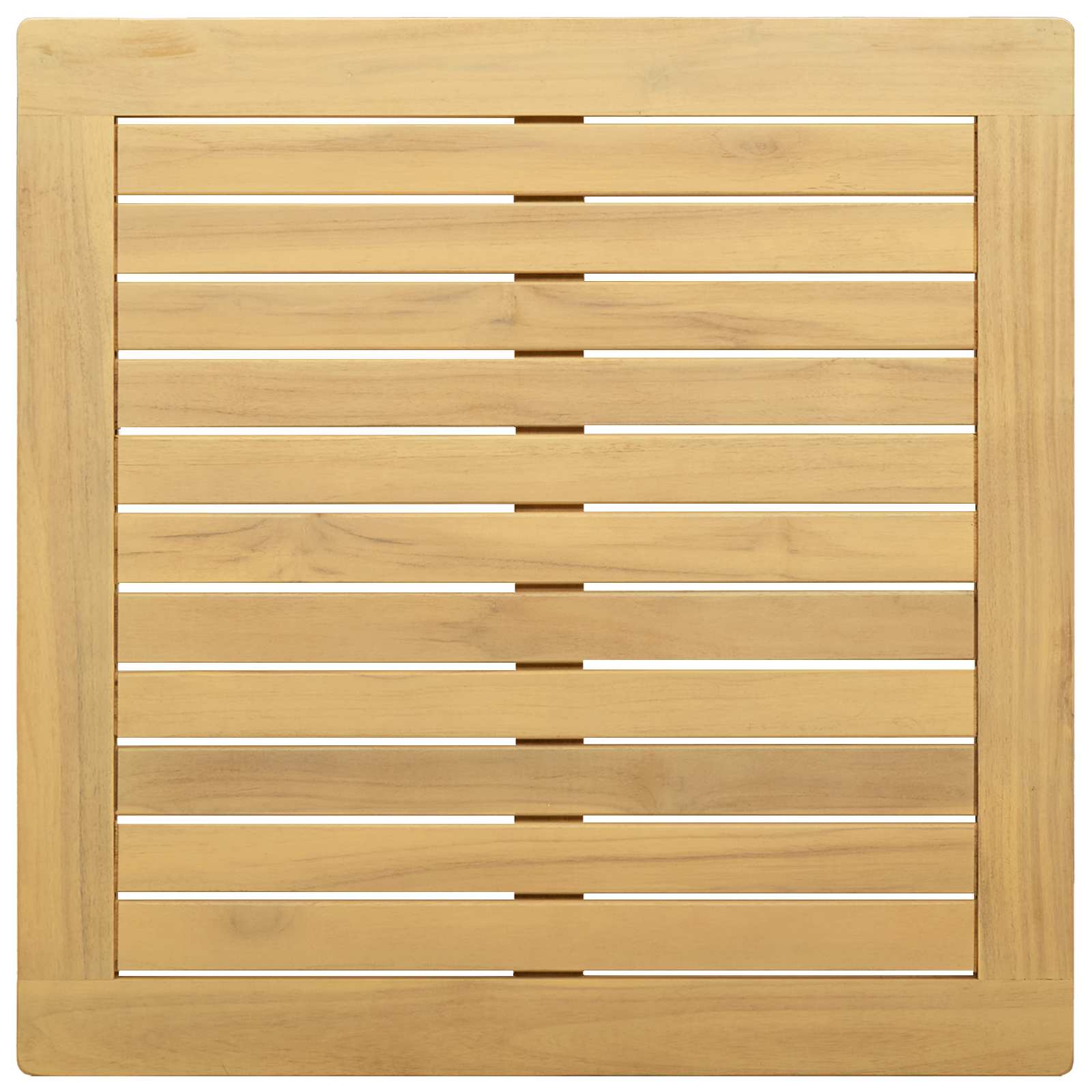 vidaXL Coffee Table Light Acacia 60 x 60 x 36 cm Solid Acacia Wood 4