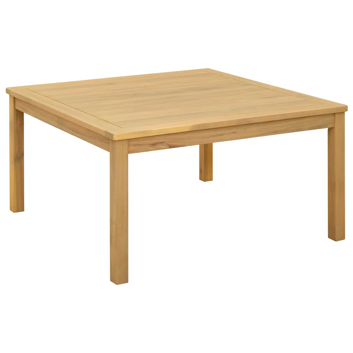 Coffee Table Solid Acacia Wood Light Acacia 85 cm 45 cm 85 cm
