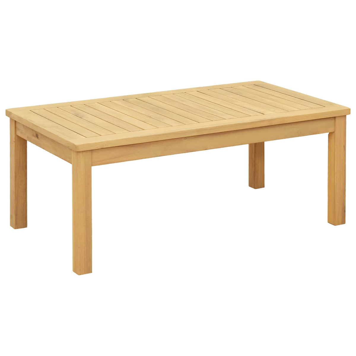 Coffee Table Solid Acacia Wood Light Acacia 90 cm 36 cm 50 cm