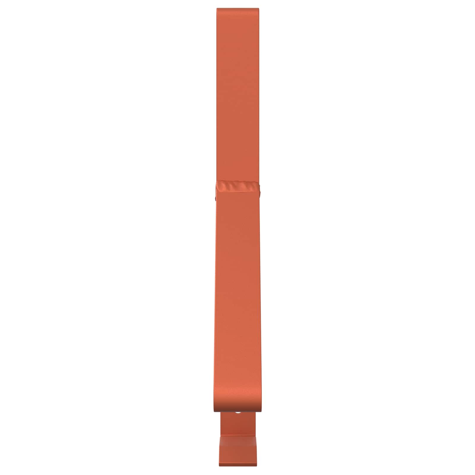 vidaXL Snow Guard Support 12 pcs Red 29.5 x 3 x 34.5 cm Steel 5
