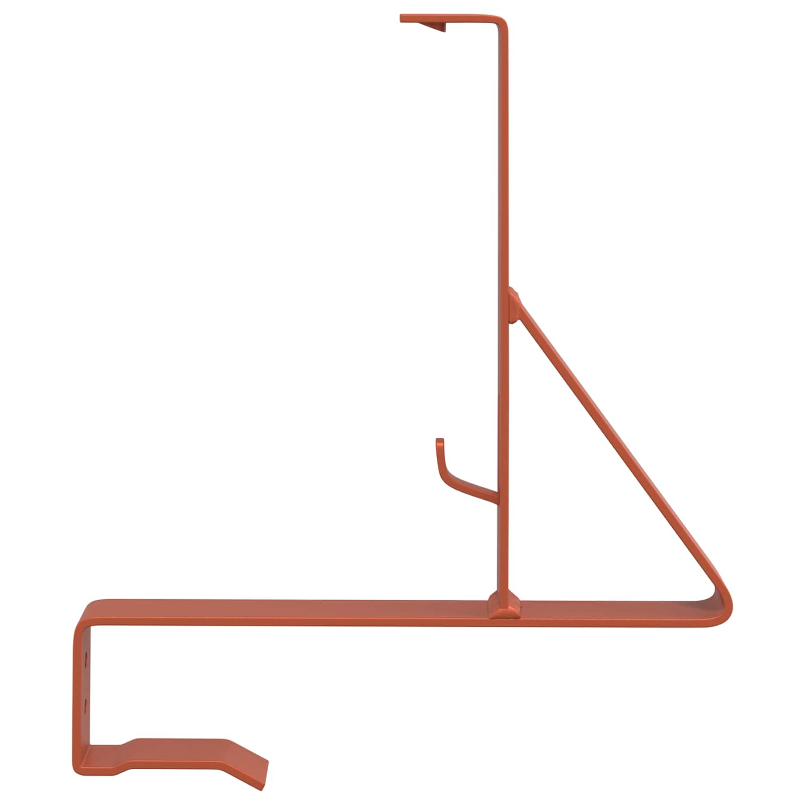 vidaXL Snow Guard Support 12 pcs Red 29.5 x 3 x 34.5 cm Steel 6