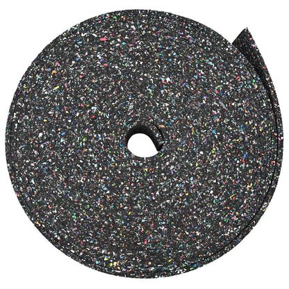 vidaXL Rubber Granulate Roll Black 2000 x 8 x 1 cm Rubber 6
