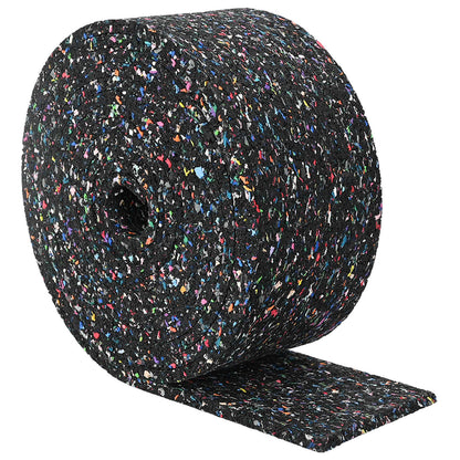vidaXL Rubber Granulate Roll Black 2000 x 10 x 0.8 cm Rubber 2