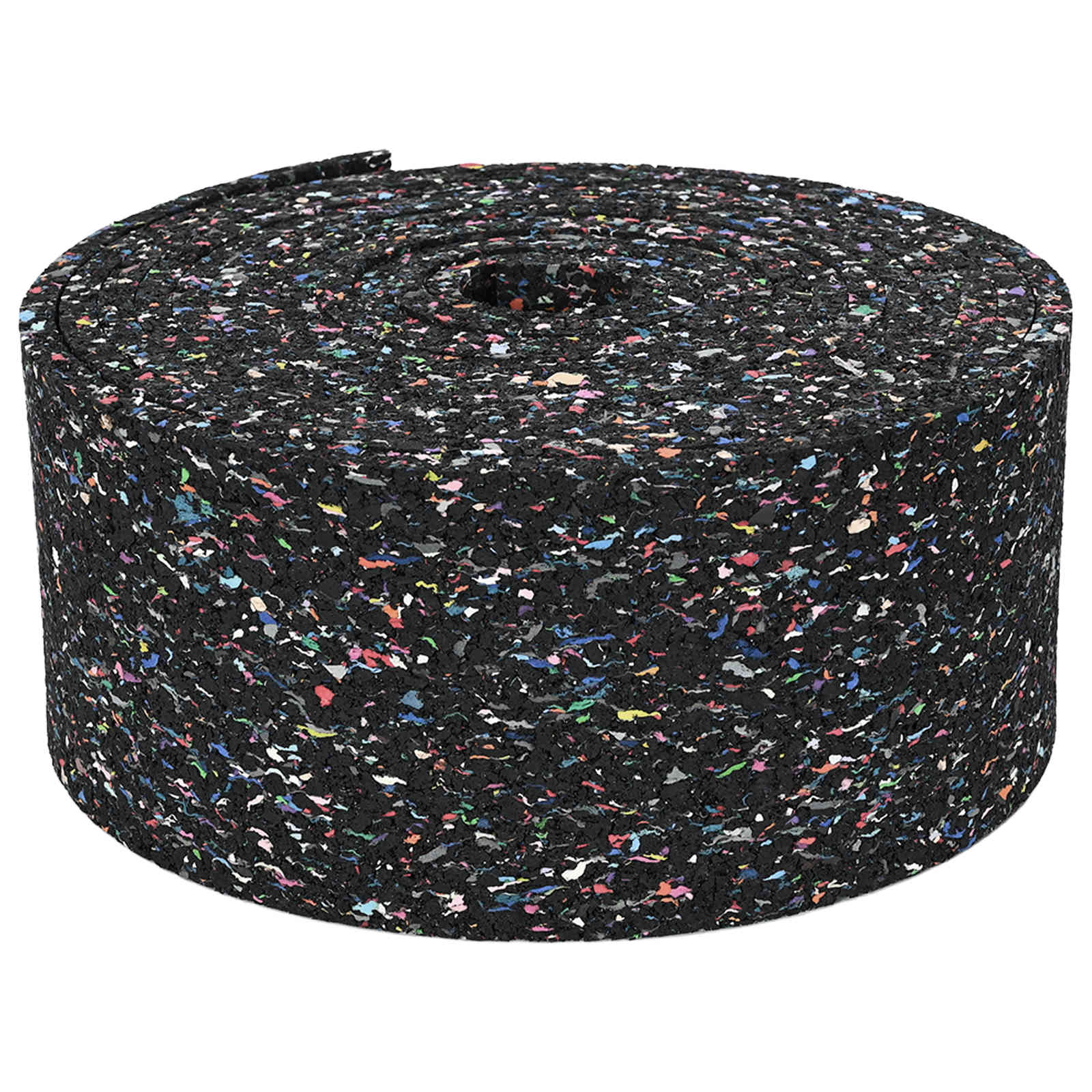 vidaXL Rubber Granulate Roll Black 2000 x 10 x 0.8 cm Rubber 6
