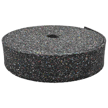 vidaXL Rubber Granulate Roll Black 2000 x 10 x 1 cm Rubber 6