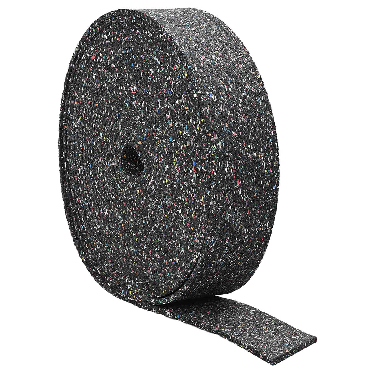 vidaXL Rubber Granulate Roll Black 2000 x 12 x 0.6 cm Rubber 2