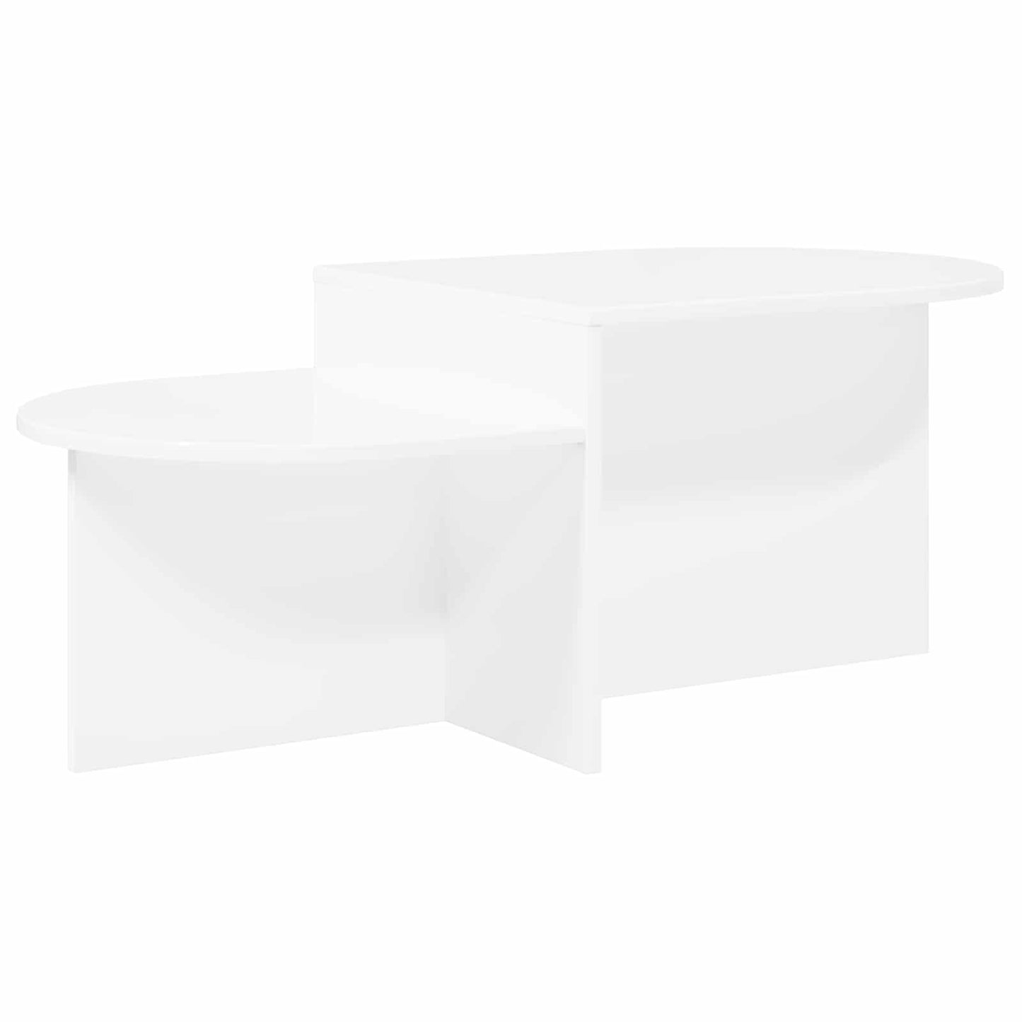 vidaXL Coffee Table White 100 x 50 x 40 cm Engineered Wood 2
