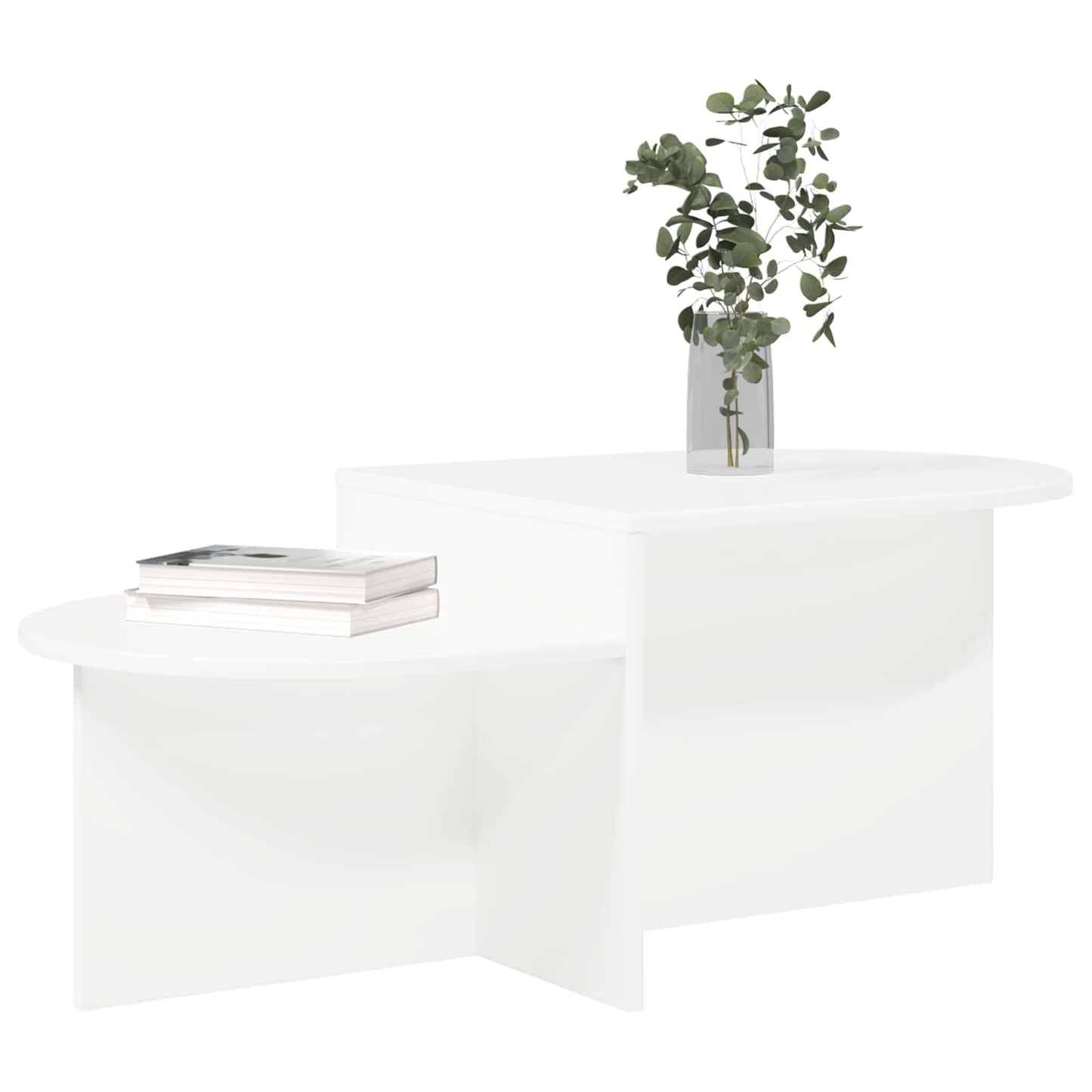 vidaXL Coffee Table White 100 x 50 x 40 cm Engineered Wood 3