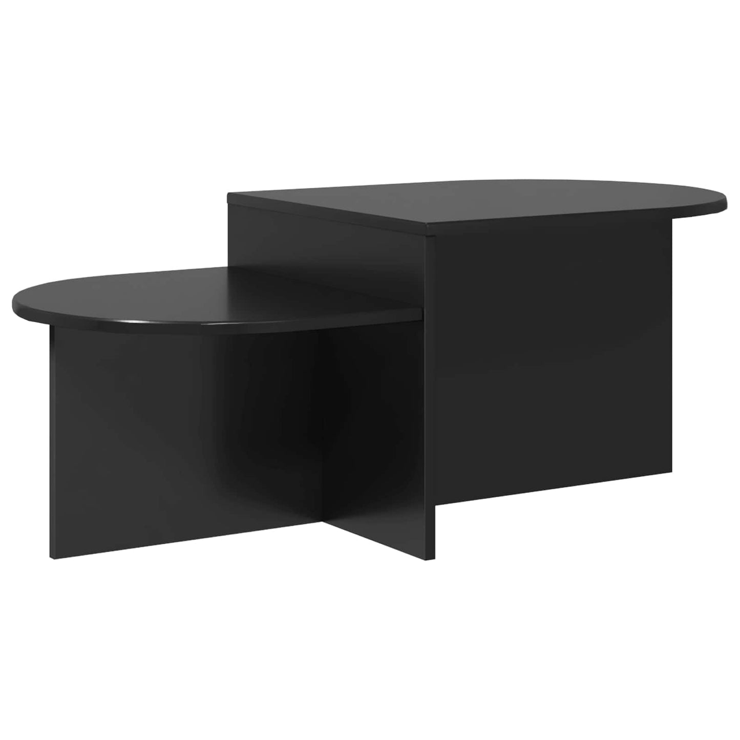 vidaXL Coffee Table Black Oak 100 x 50 x 40 cm Engineered Wood 2
