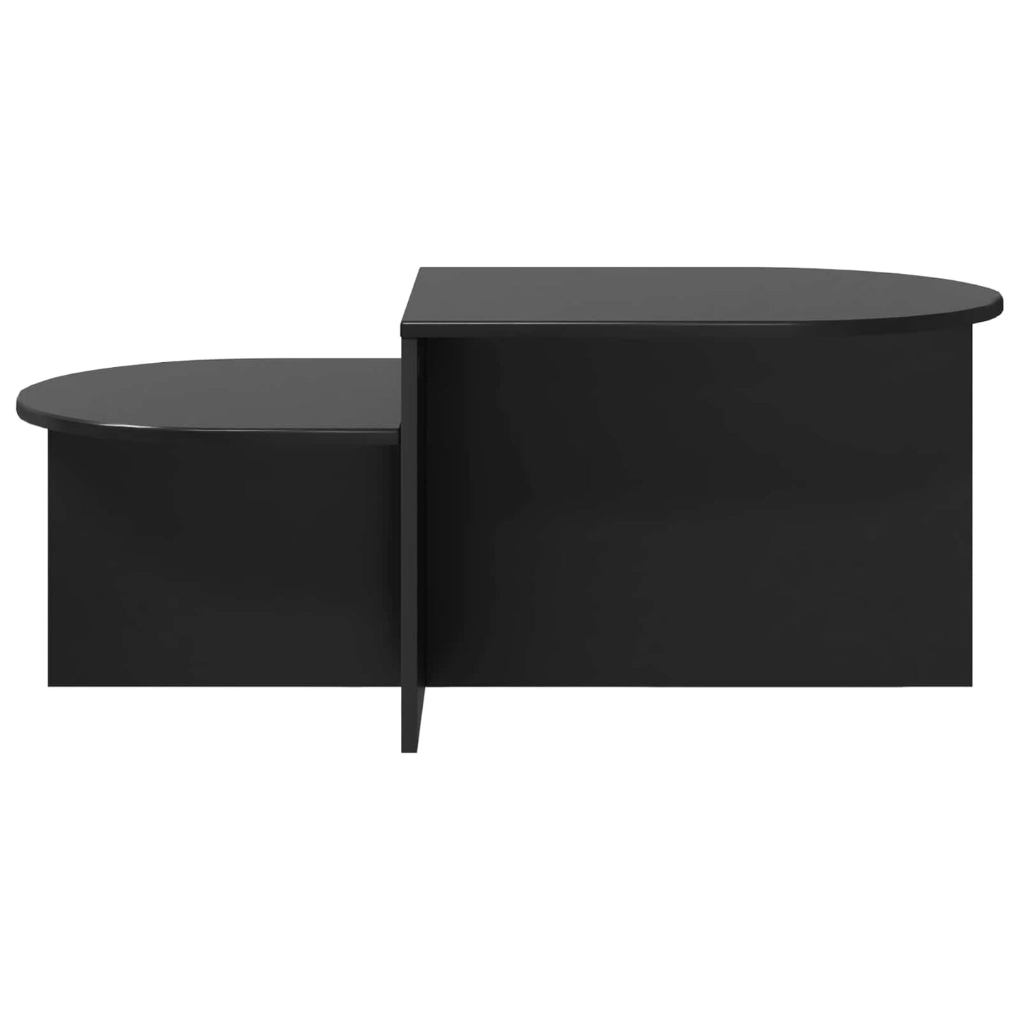 vidaXL Coffee Table Black Oak 100 x 50 x 40 cm Engineered Wood 5