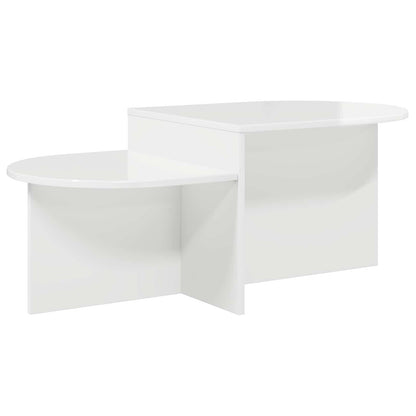 vidaXL Coffee Table High Gloss White 100 x 50 x 40 cm Engineered Wood 2